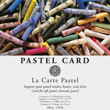 Pastel card in Bogen